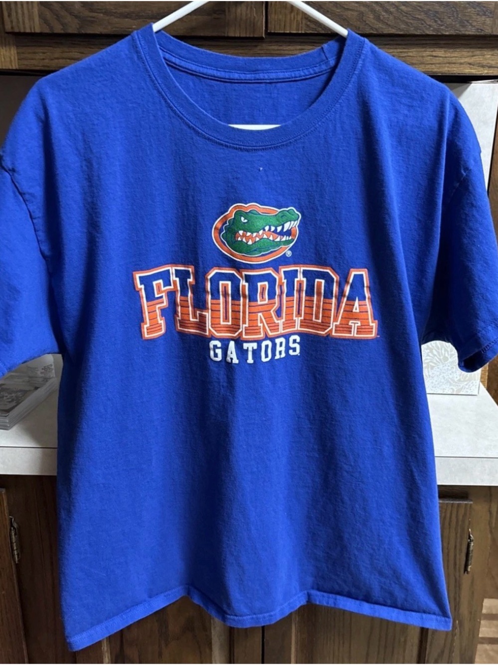 University Of Florida Gators Football Vintage Blue Large T-shirt Men’s Medium